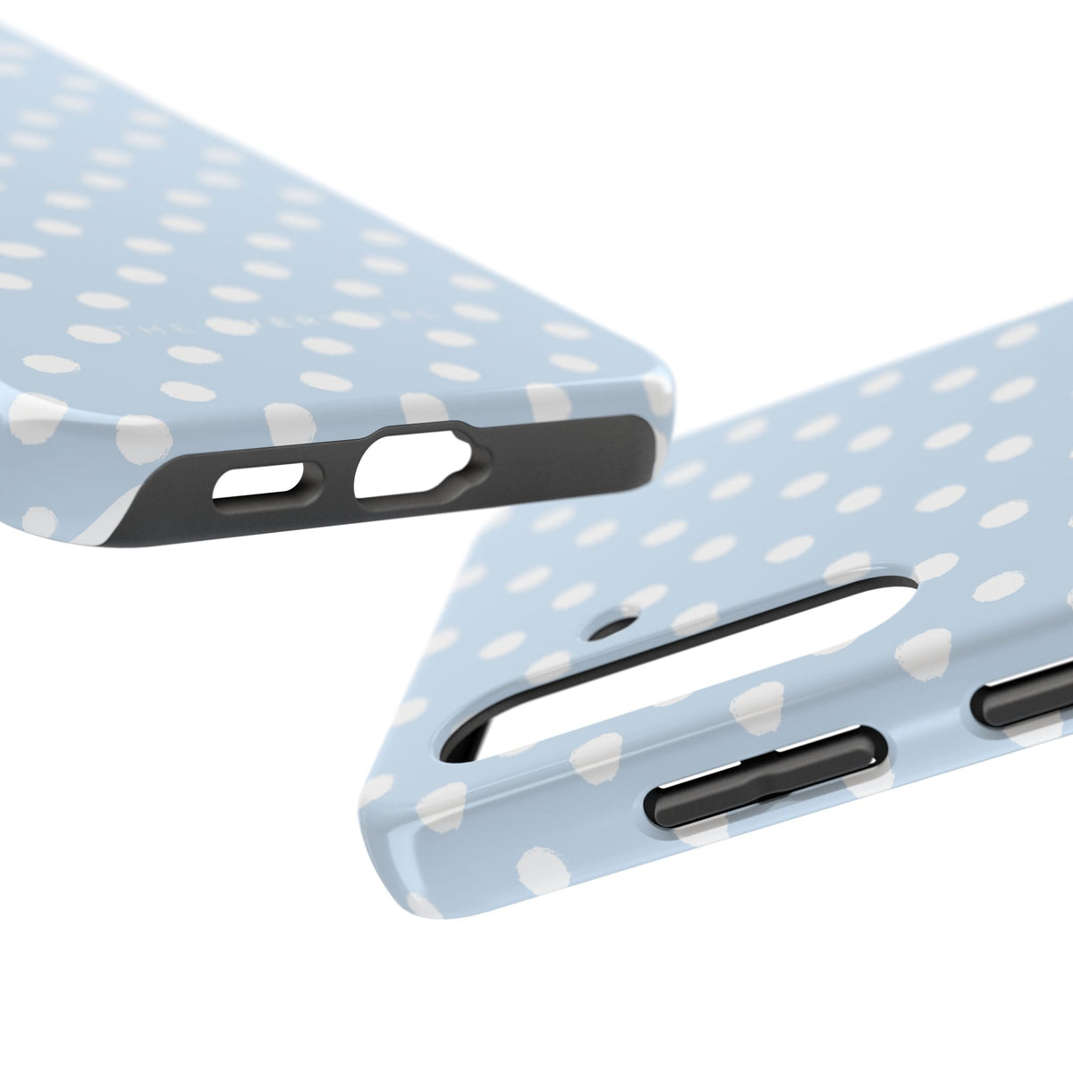 Blue & White Polka Dots Phone Case