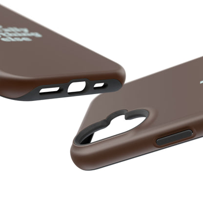 Do Literally Anything Else Brown & Blue Phone Case