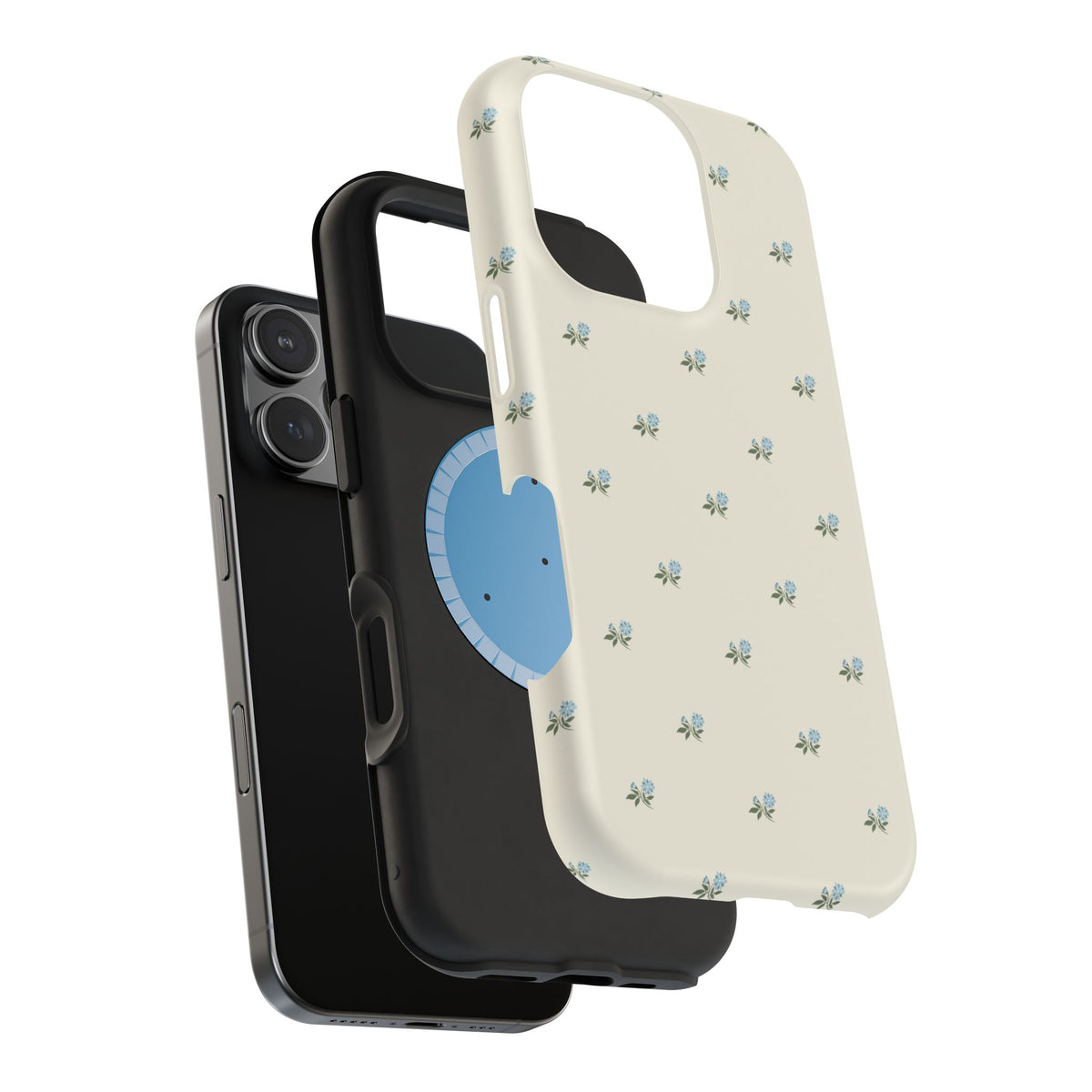 Tiny Blue Flowers Phone Case