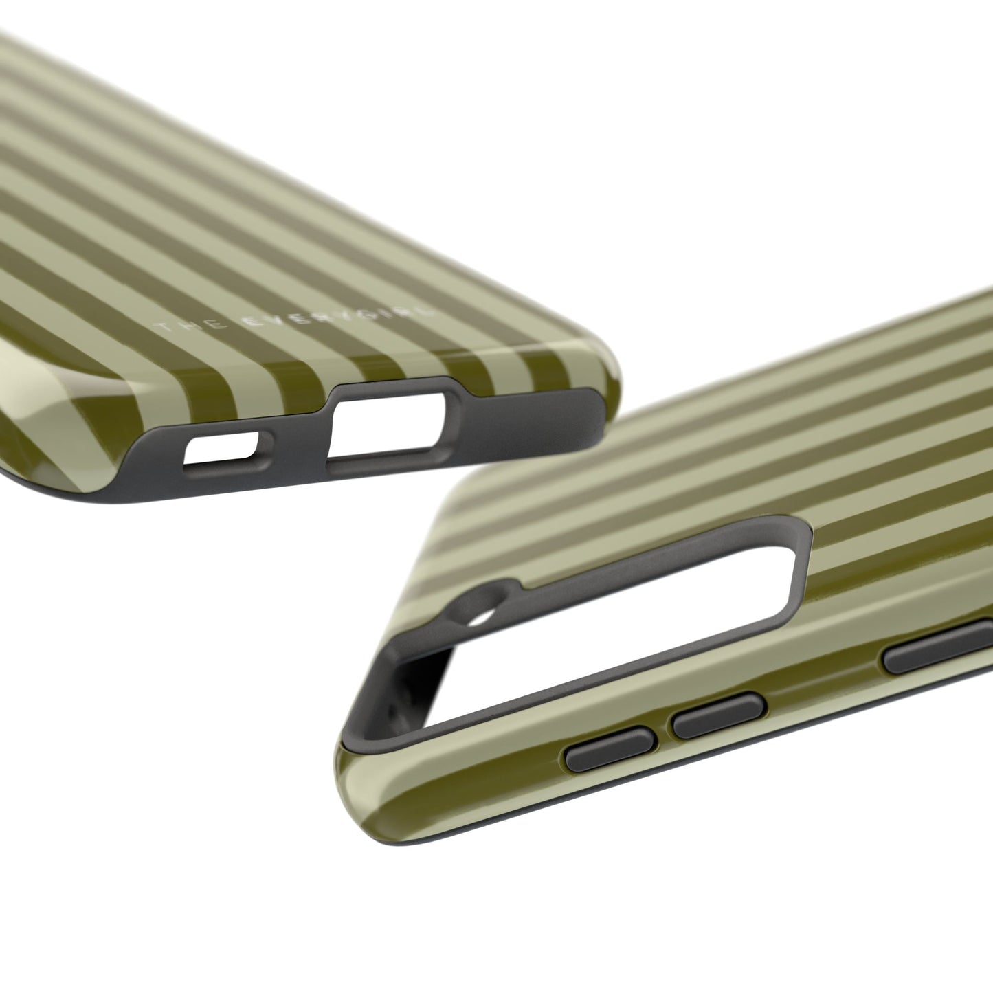 Tone on Tone Green Stripes IPhone Case