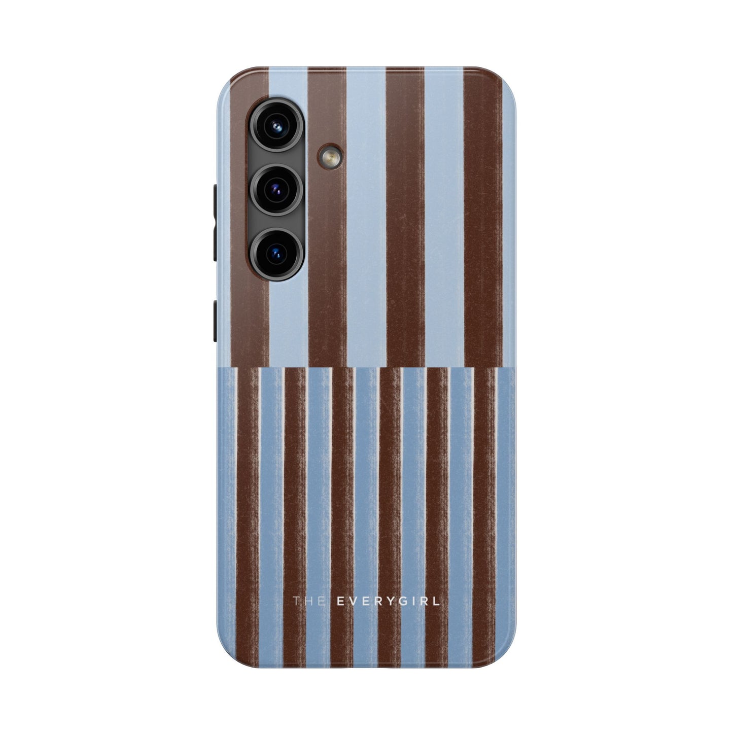 January Blue & Brown Phone Case