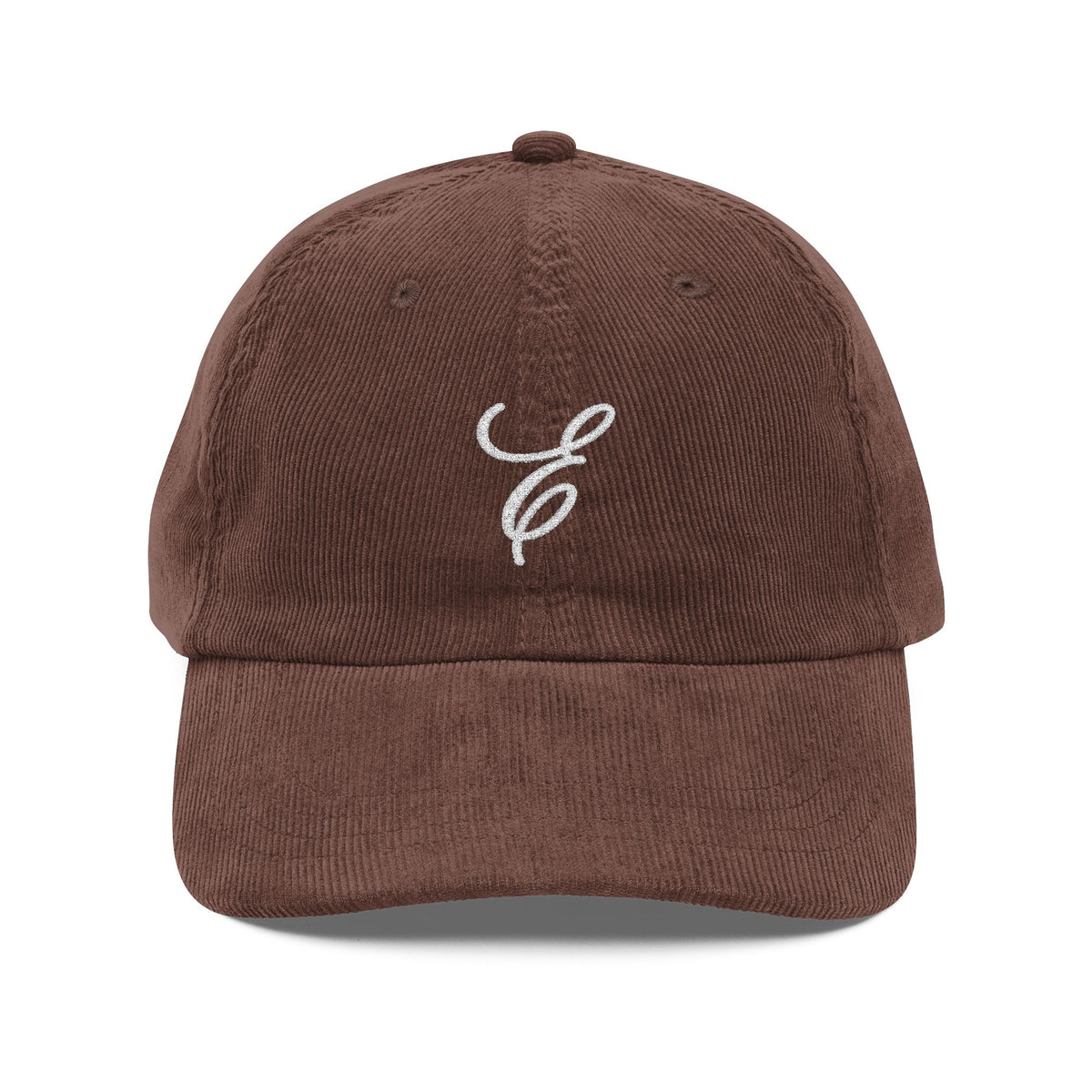 Signature E Vintage Corduroy Cap