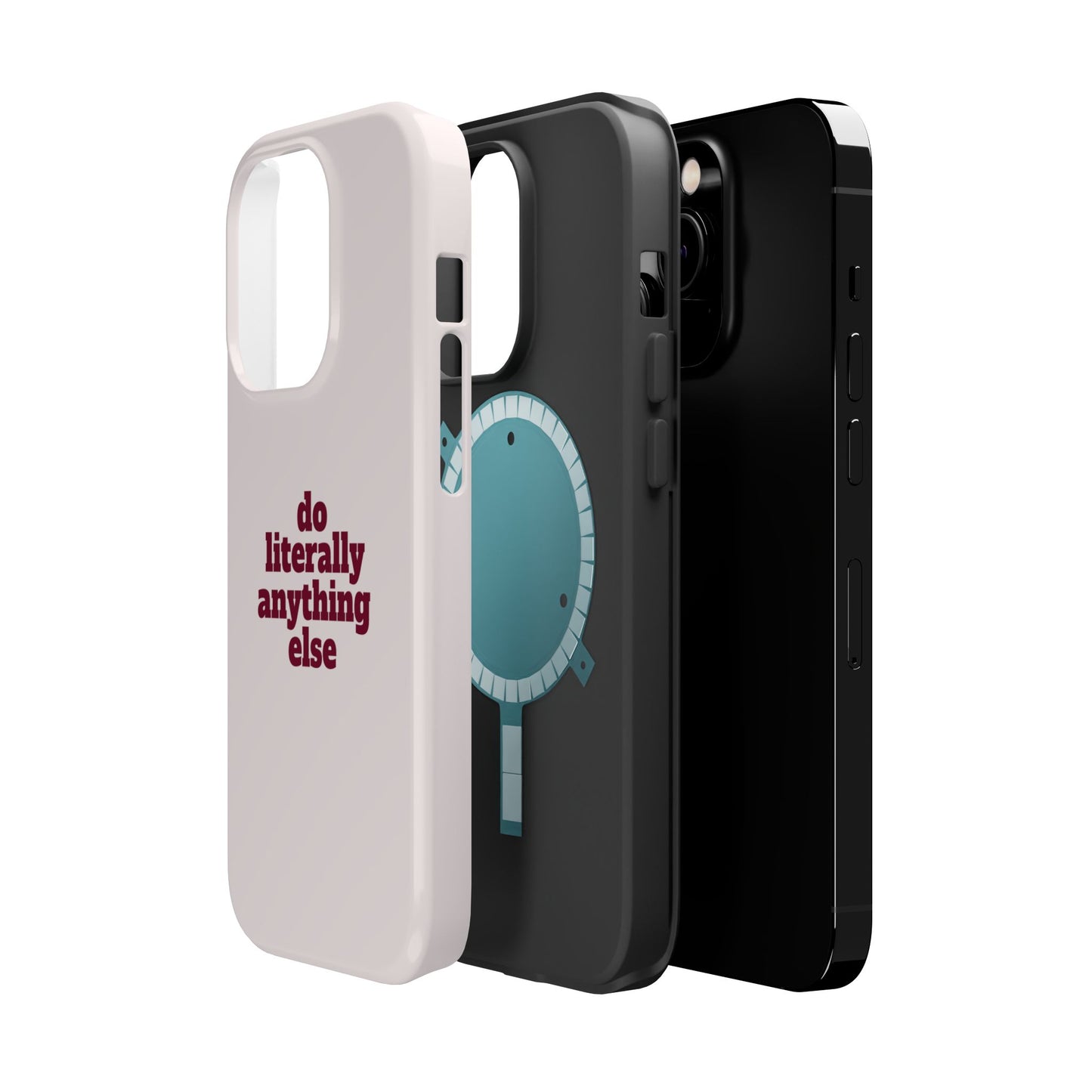 Do Literally Anything Else Burgundy Phone Case