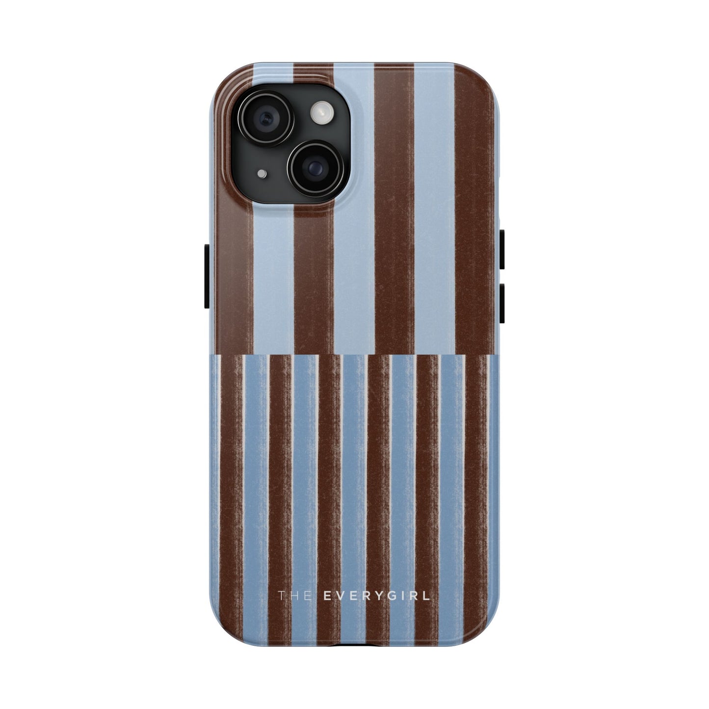 January Blue & Brown Phone Case