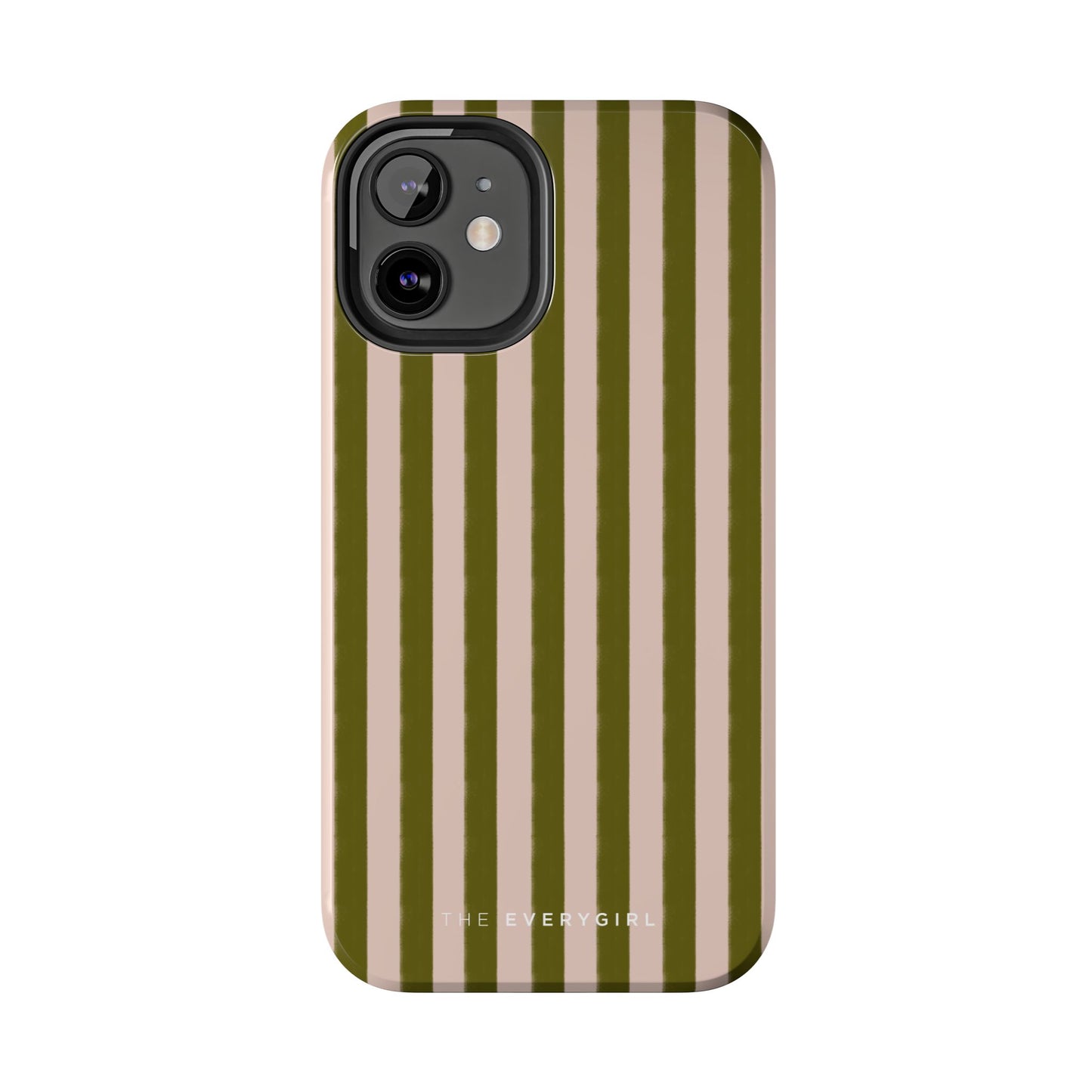 Green & Pink Stripes IPhone Case
