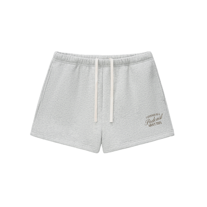 Podcast Fleece Drawstring Shorts