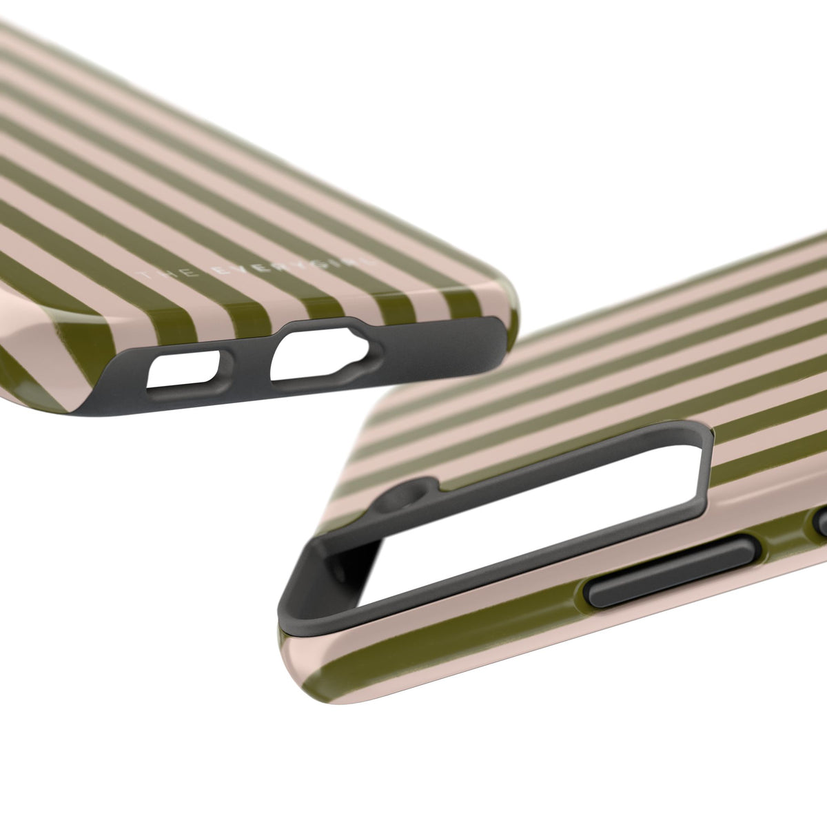 Green & Pink Stripes IPhone Case