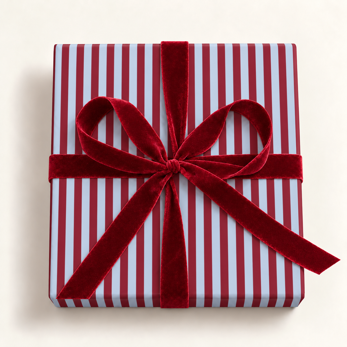 Burgundy & Blue Wrapping Paper
