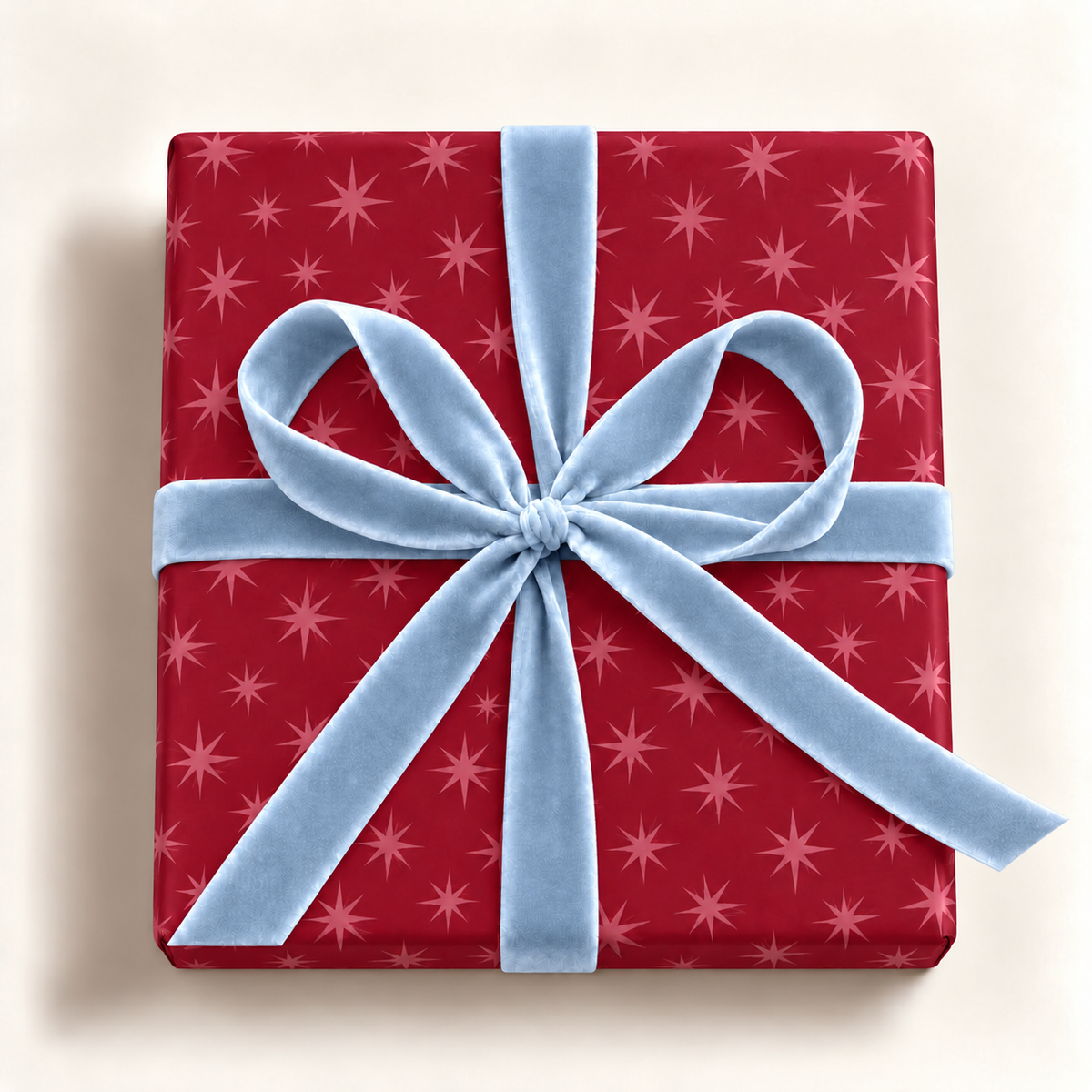 Red & Pink Stars Wrapping Paper