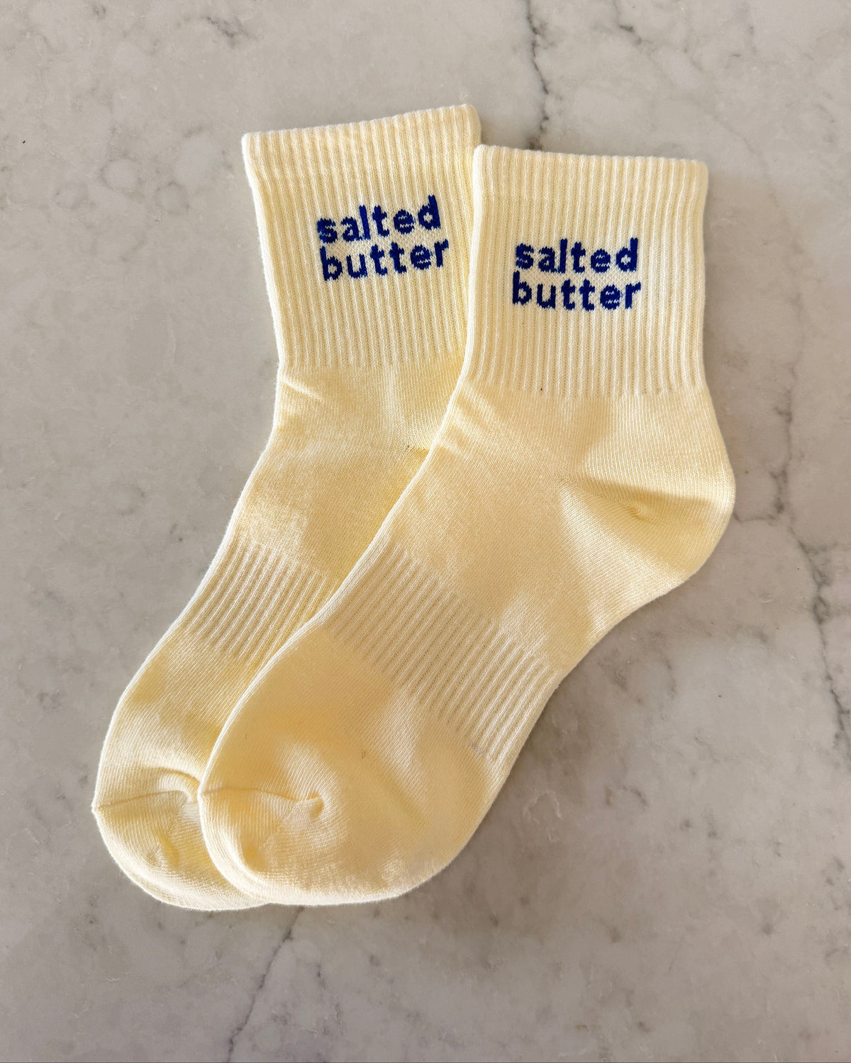 Salted Butter Crew Socks