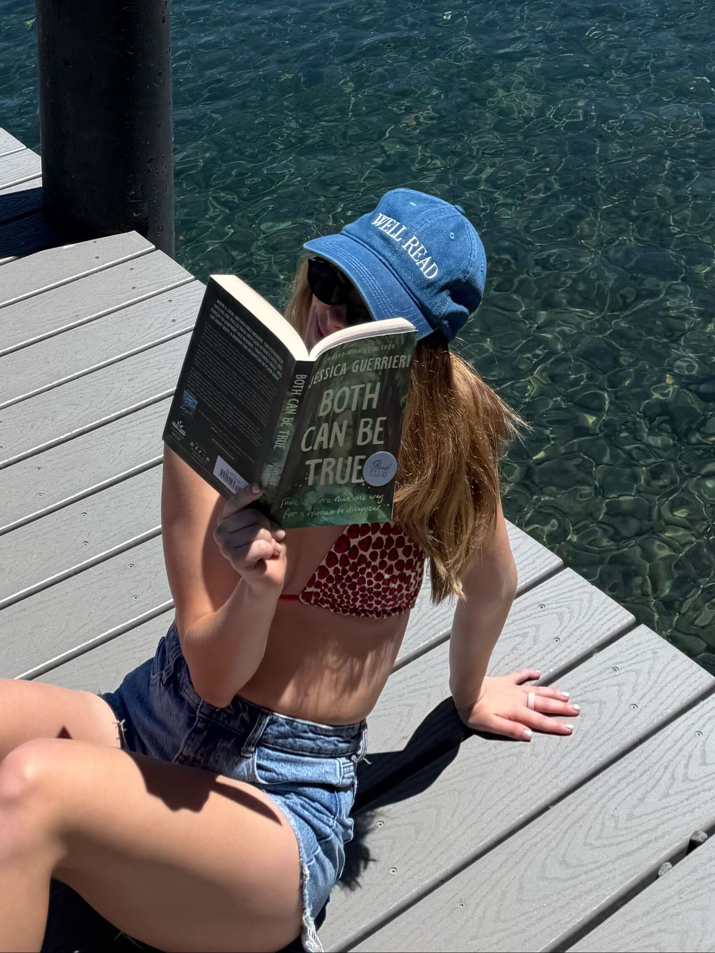 Well Read Denim Baseball Cap