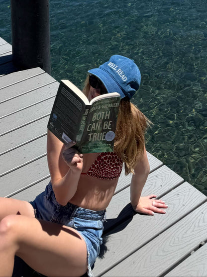 Well Read Denim Baseball Cap