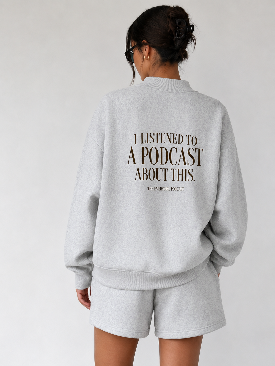 Podcast Fleece Mockneck Crew