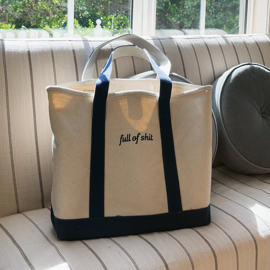Full of Shit Heavy Duty Boat Tote