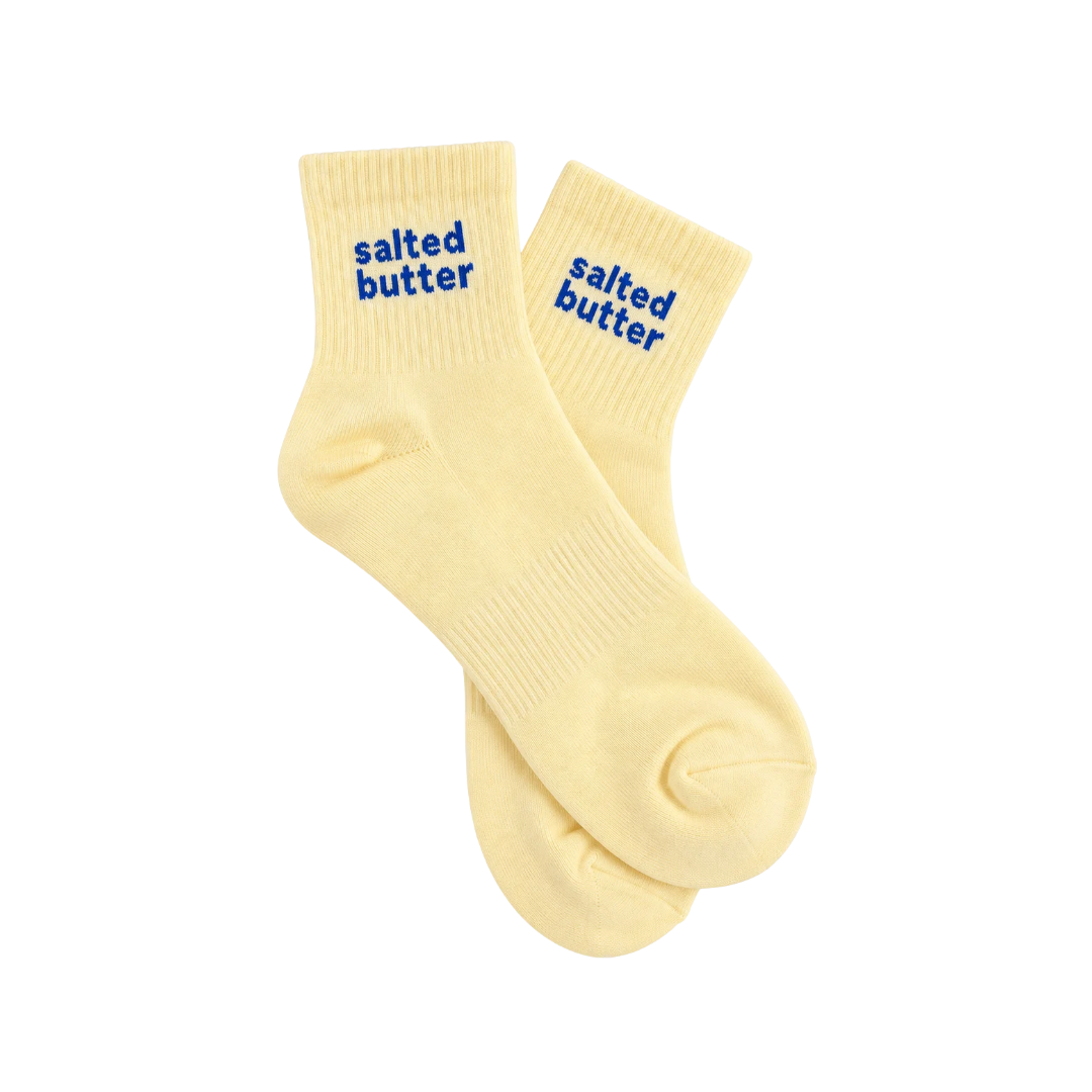 Salted Butter Crew Socks
