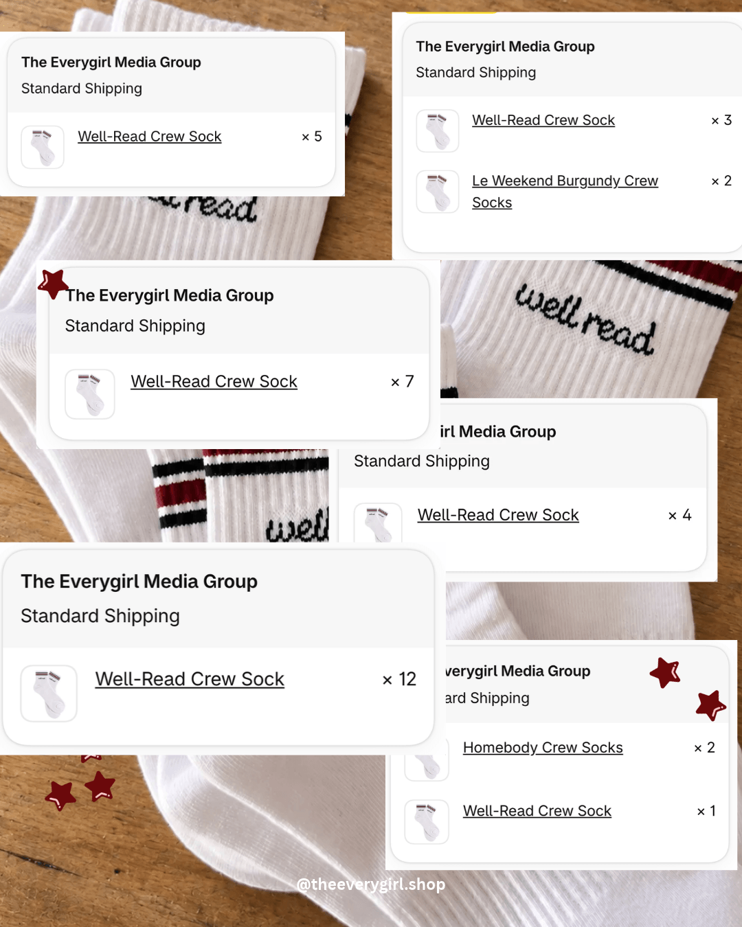 Well-Read Crew Sock