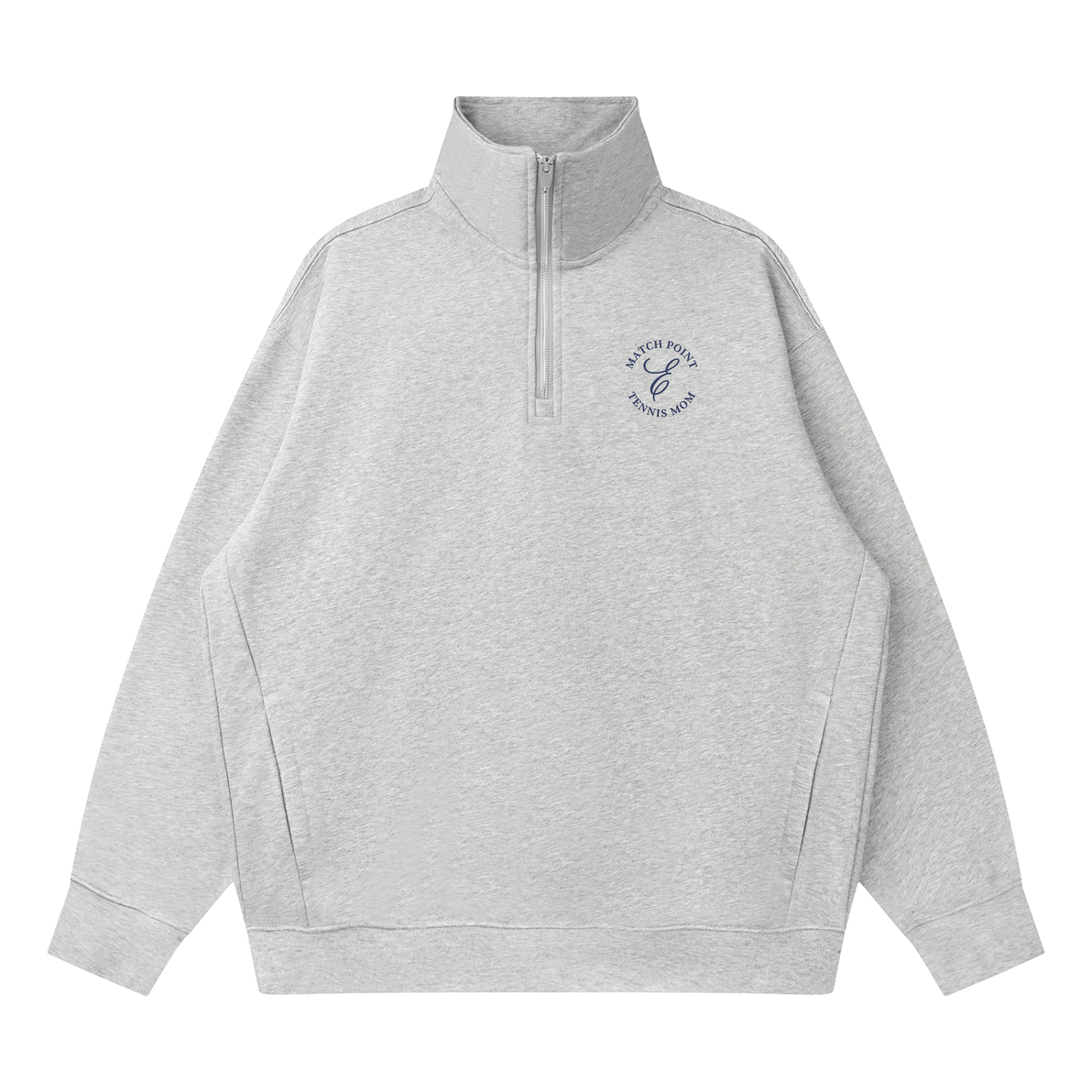 Tennis Mom Half Zip Sweatshirt