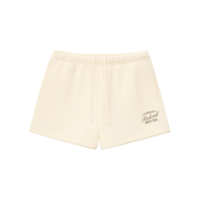 Podcast Fleece Drawstring Shorts