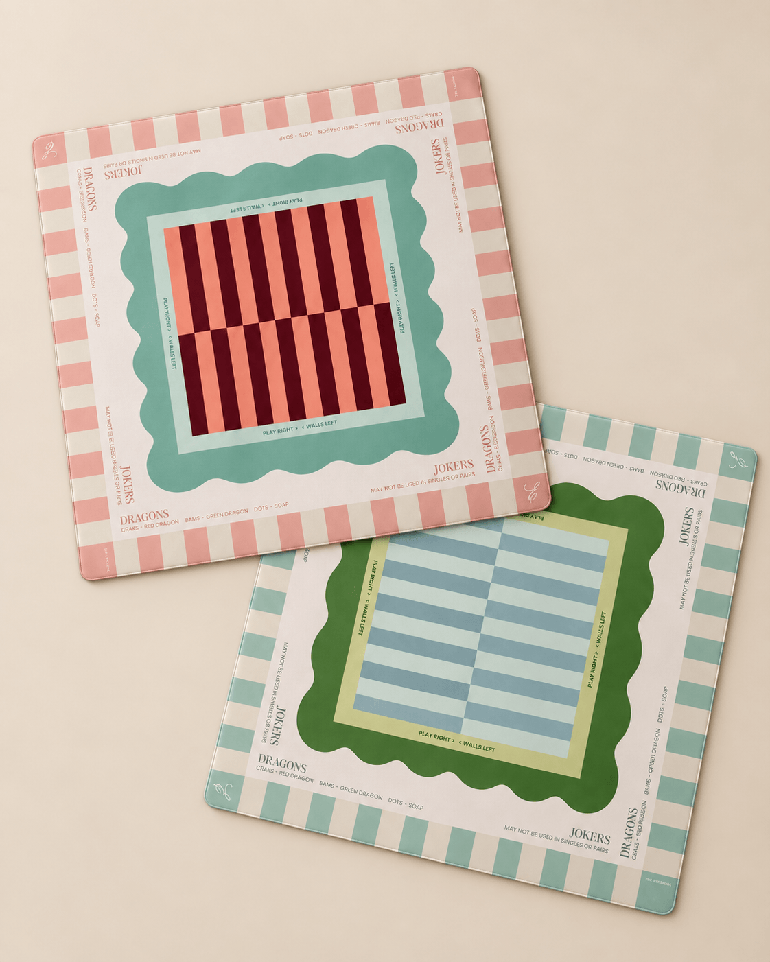 Stripe Mahjong Mat