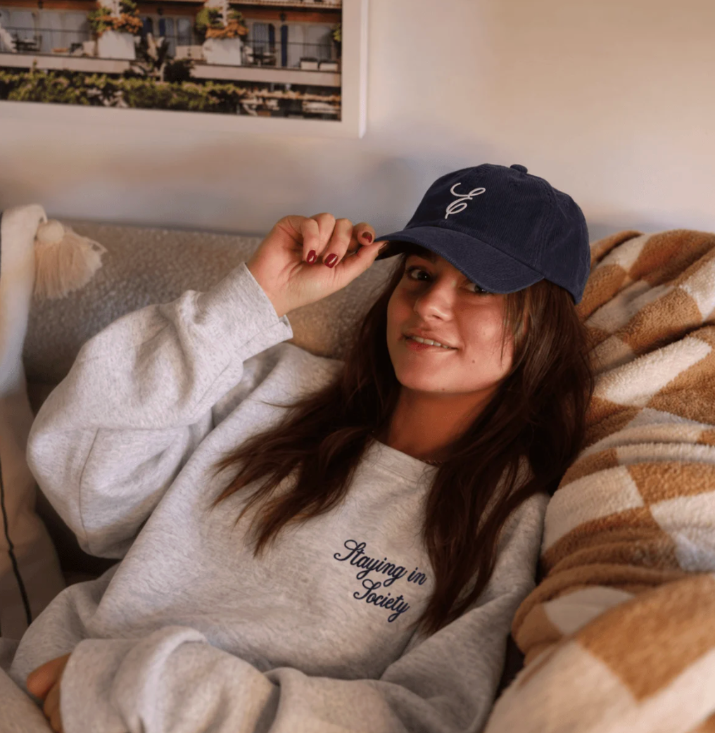 Signature E Vintage Corduroy Cap