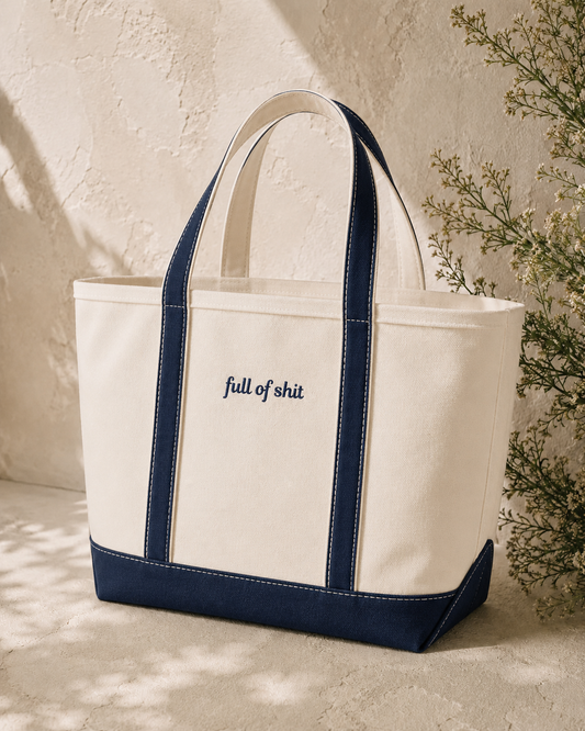 Full of Shit Heavy Duty Boat Tote