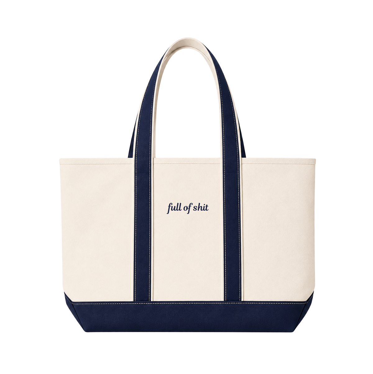 Full of Shit Zippered Tote Bag
