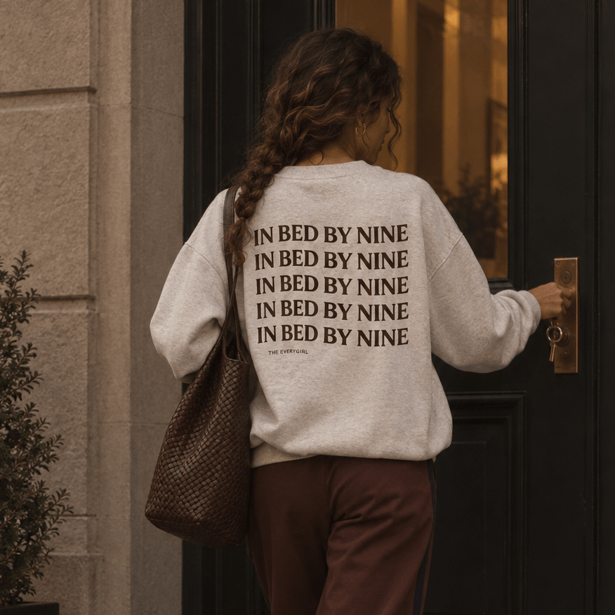 In Bed by Nine Crewneck