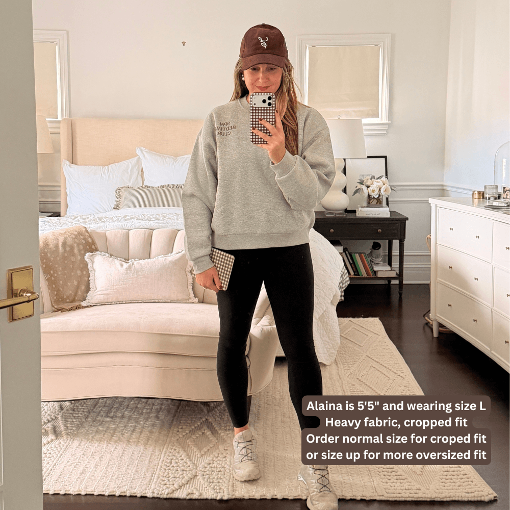 In Bed by Nine Crewneck