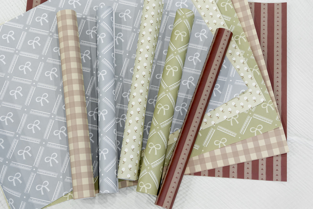 Neutral Tiny Flowers Gift Wrapping Paper