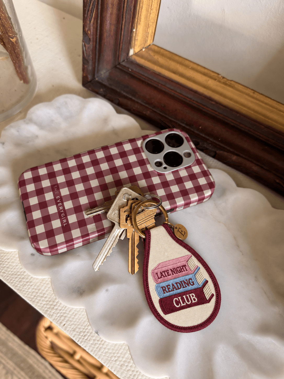 Late Night Reading Club Keychain