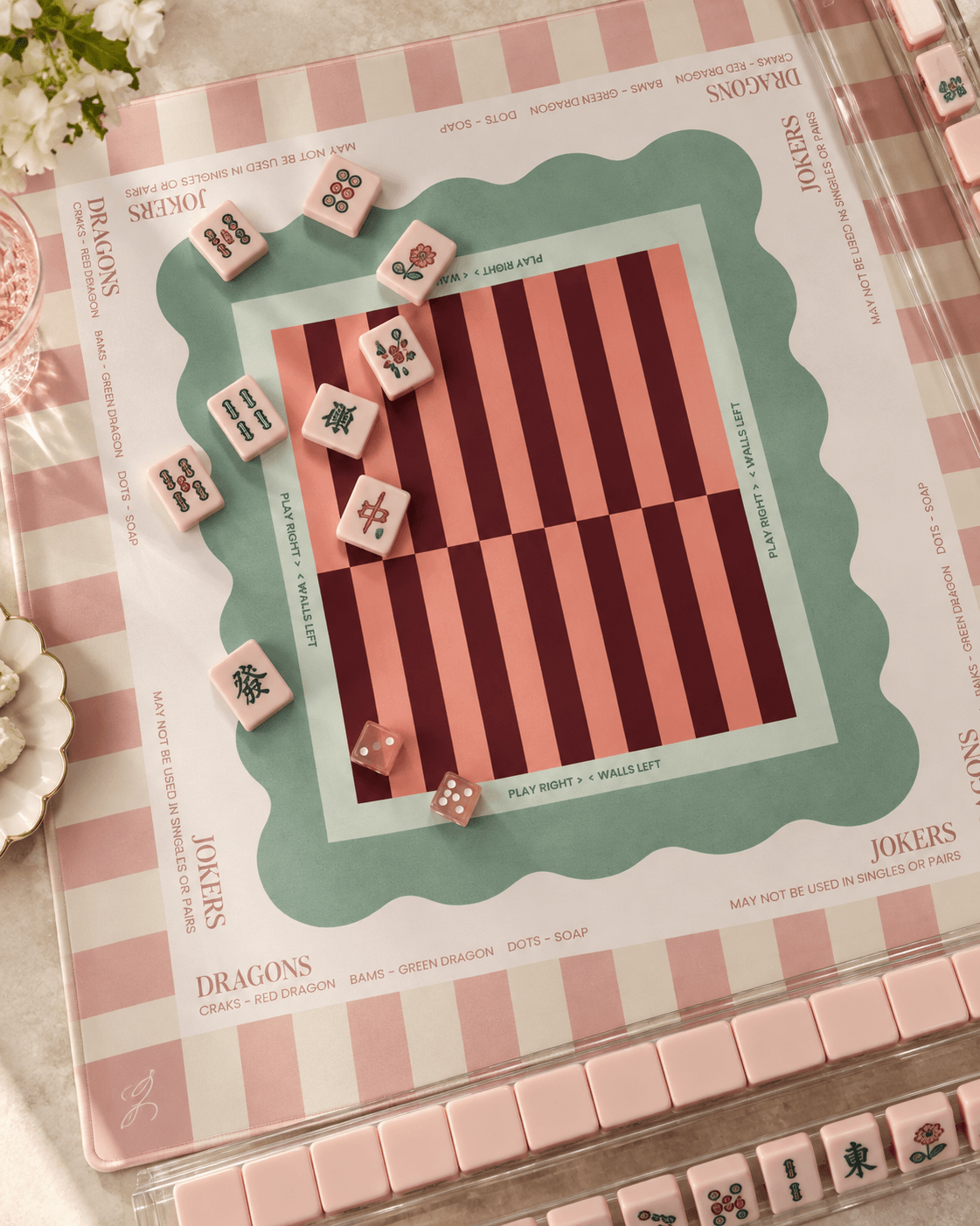 Stripe Mahjong Mat