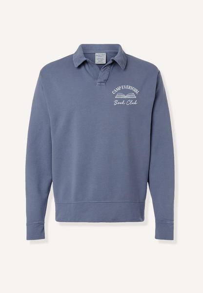 Book Club Collared Sweatshirt