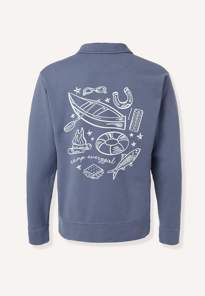 Book Club Collared Sweatshirt