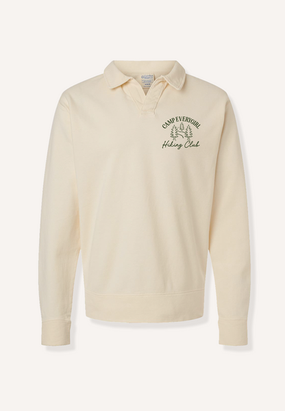 Hiking Club Collared Sweatshirt