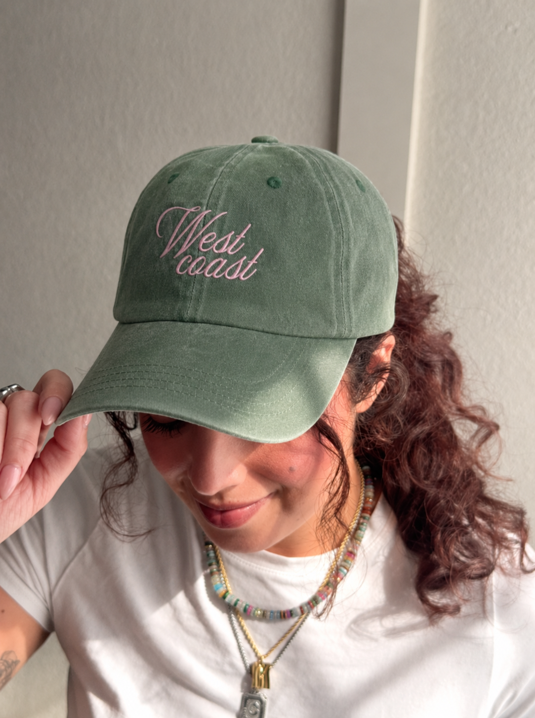 West Coast – Green Washed Cap
